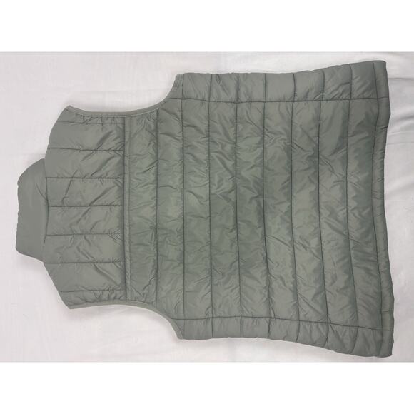 EDDIE BAUER Women’s Green Puffer Vest Size S Zip Preppy Athleisure Y2K Quilted - Picture 6 of 7